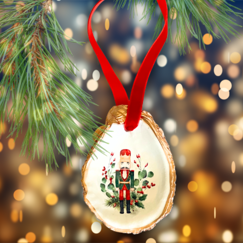 Nutcracker Oyster Ornament