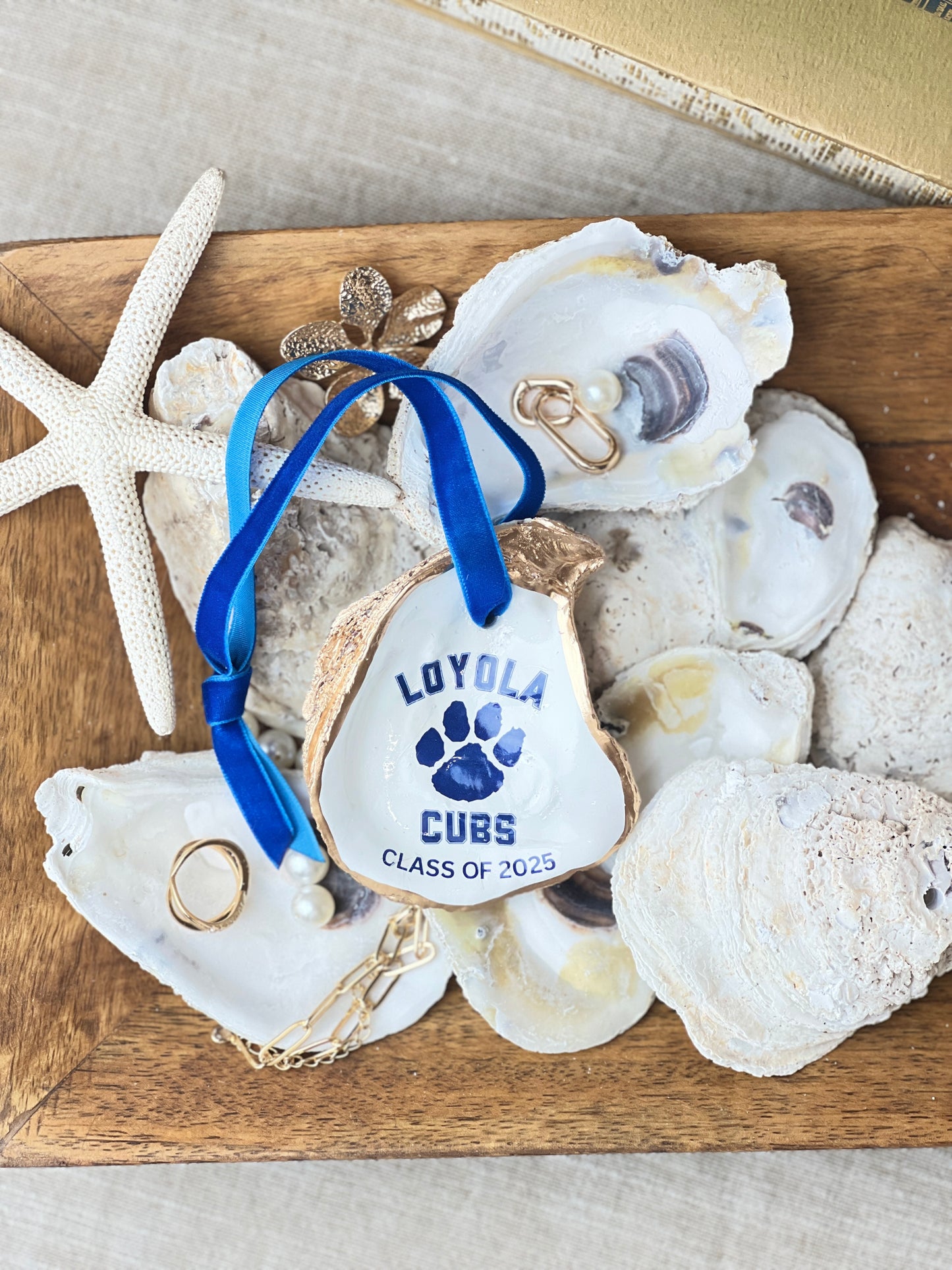 Loyola Cubs Class of 2025 Oyster Ornament