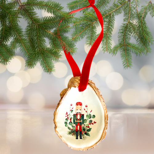 Nutcracker Oyster Ornament