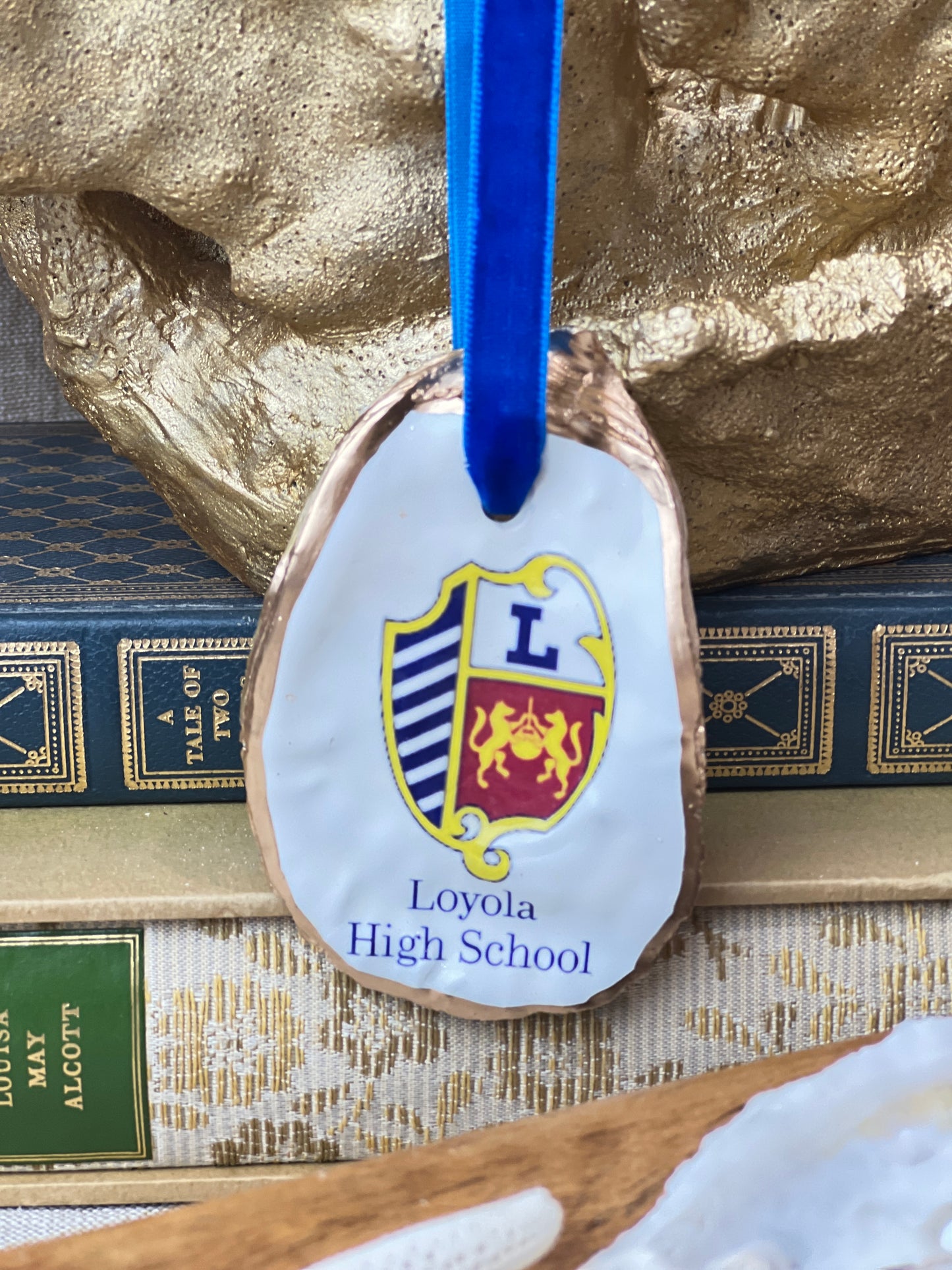 Loyola High School Crest Oyster Ornament