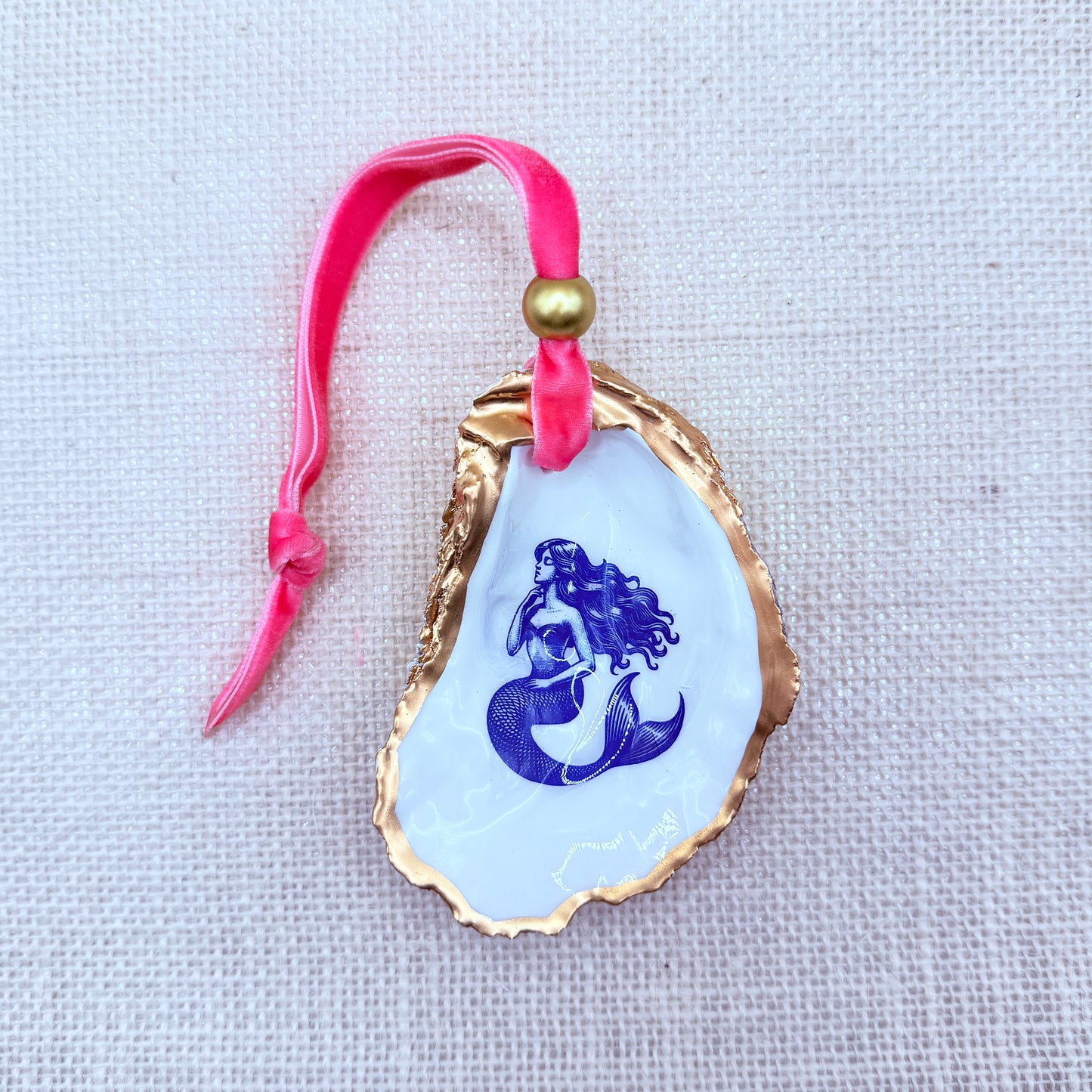 Mermaid Oyster Ornament