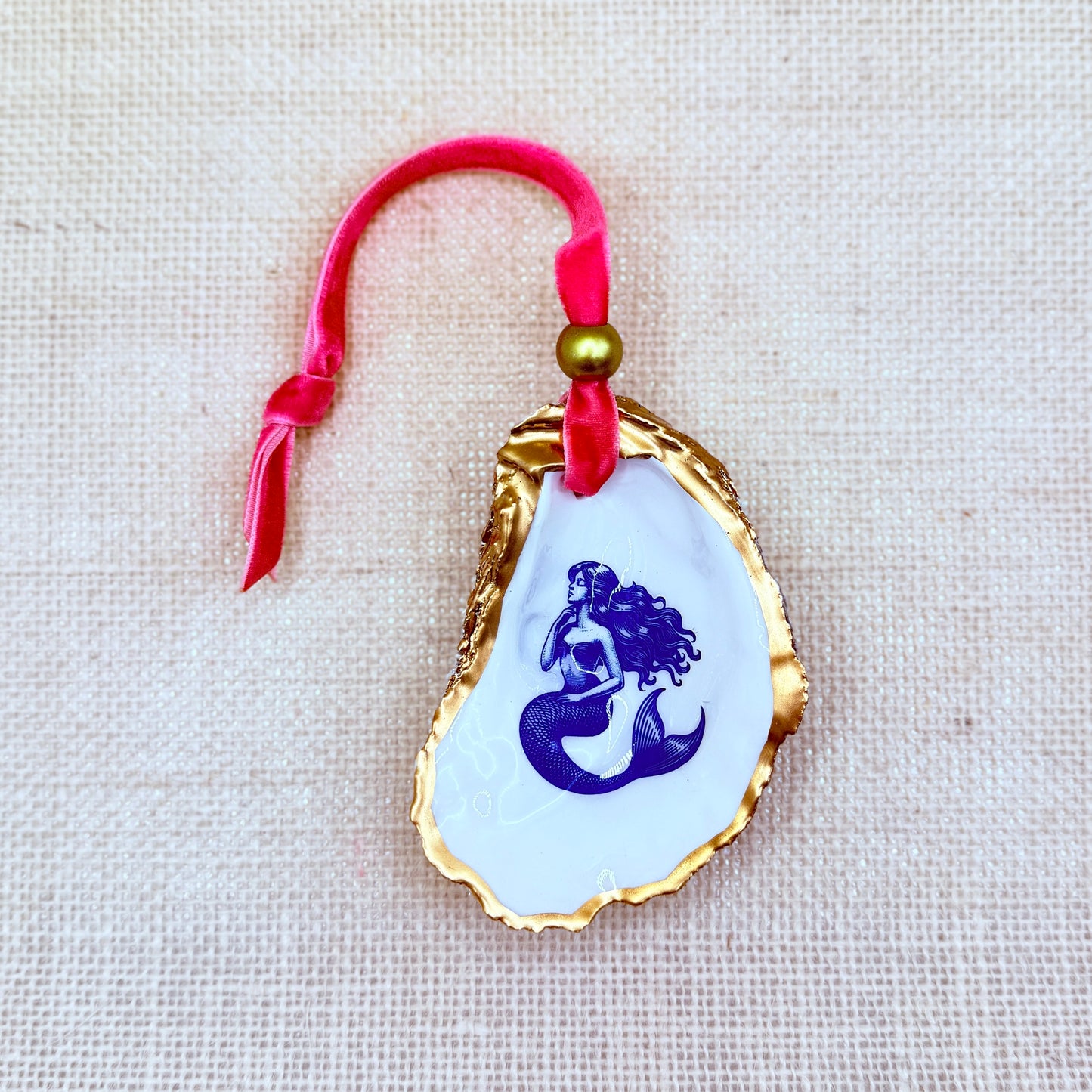 Mermaid Oyster Ornament