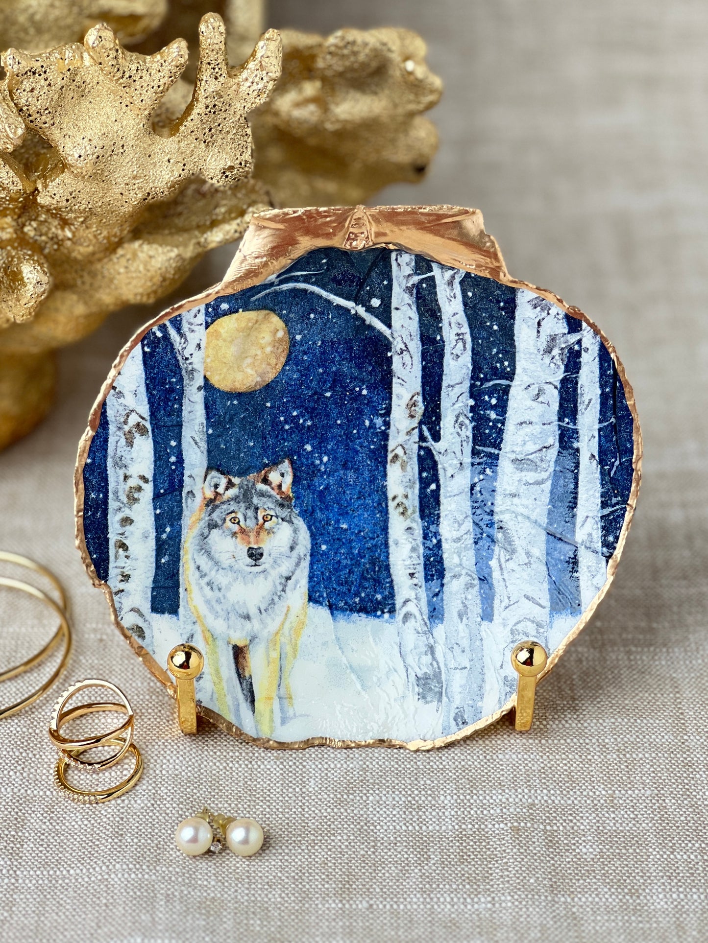 Wolf Scallop Shell