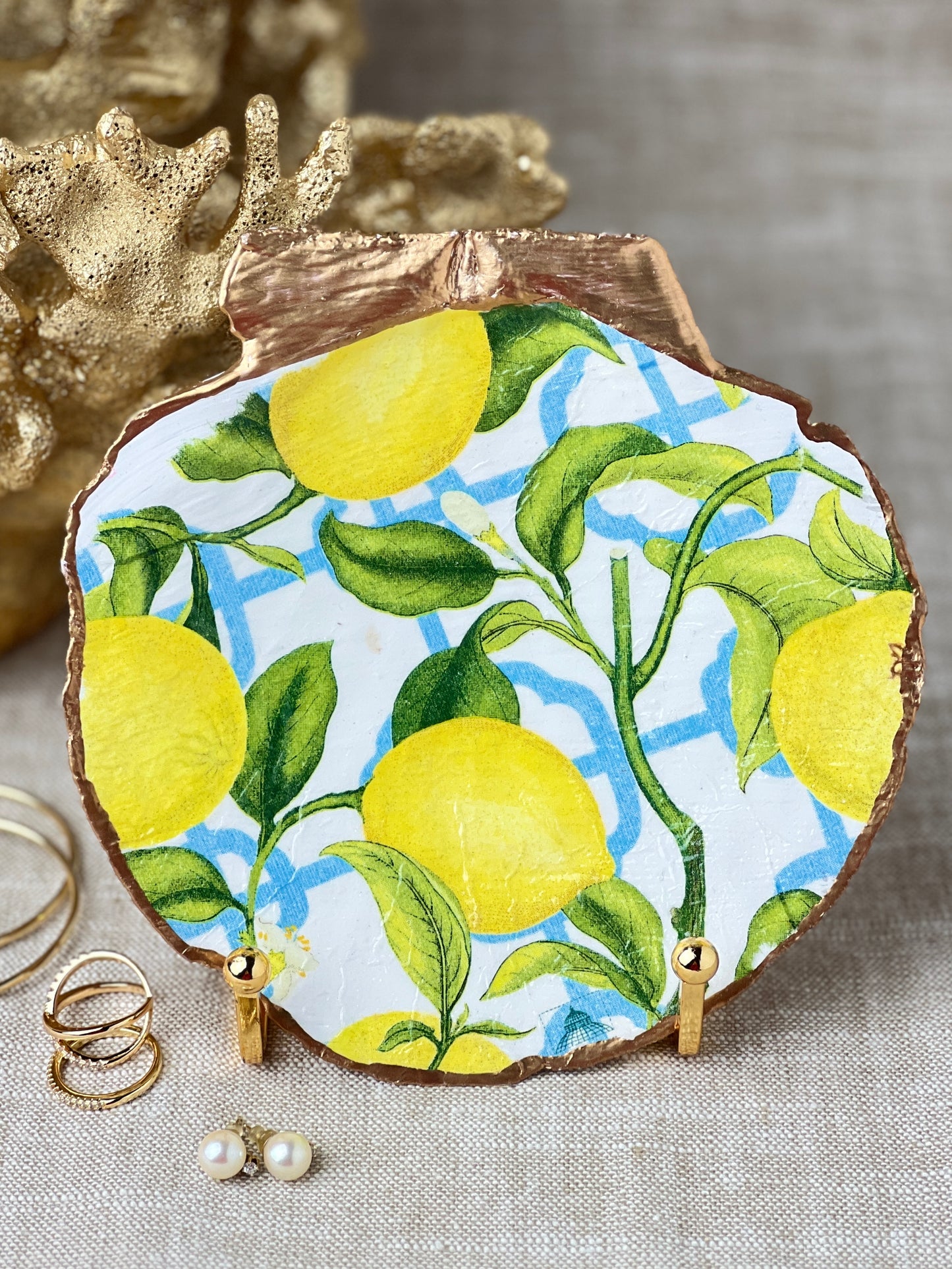 French Lemon Scallop Shell