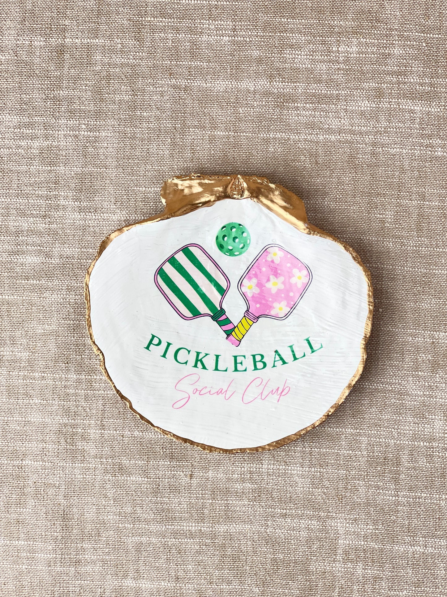 Pickleball Social Club Scallop Shell