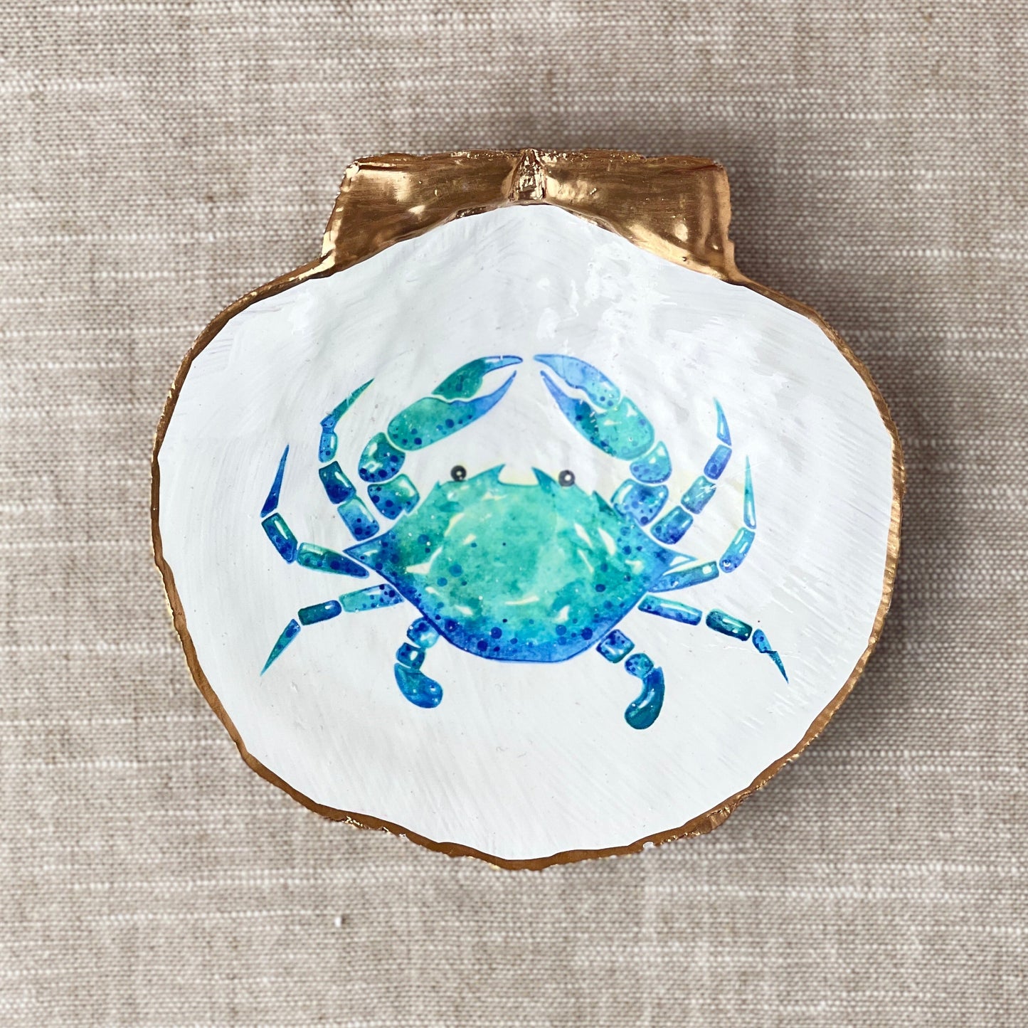 Blue Crab Scallop Shell