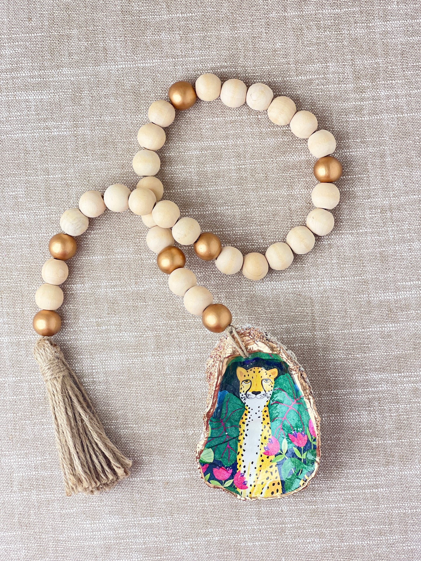 Demure Cheetah Blessing Beads