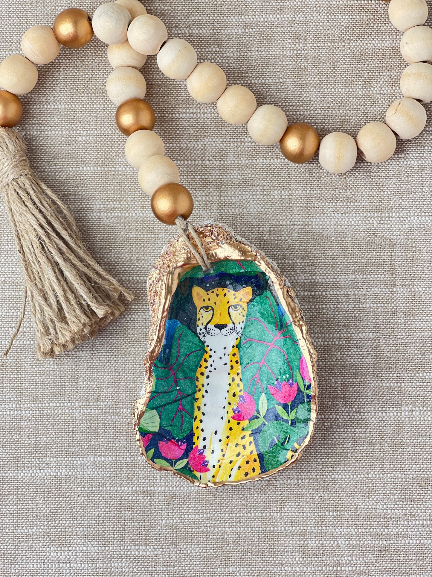 Demure Cheetah Blessing Beads