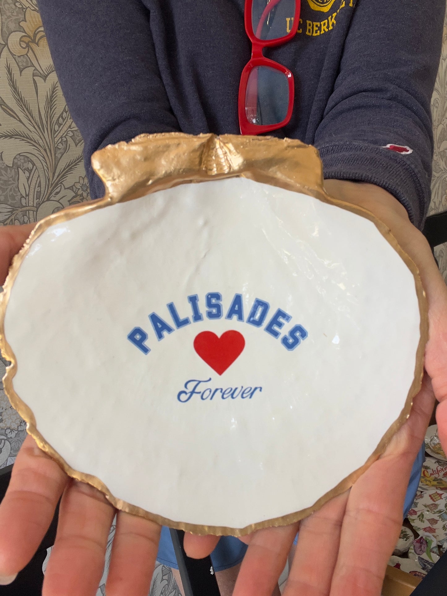 Palisades Forever Heart Scallop Shell