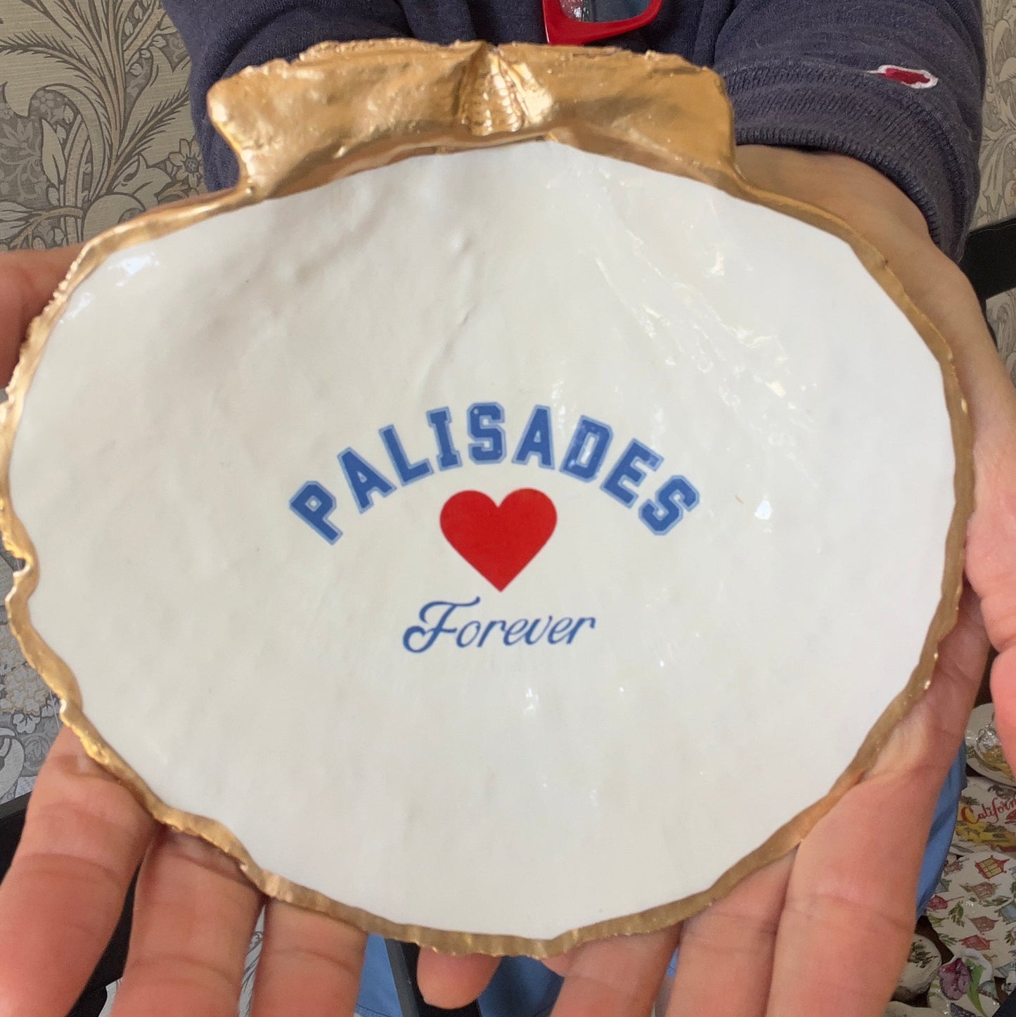 Palisades Forever Heart Scallop Shell