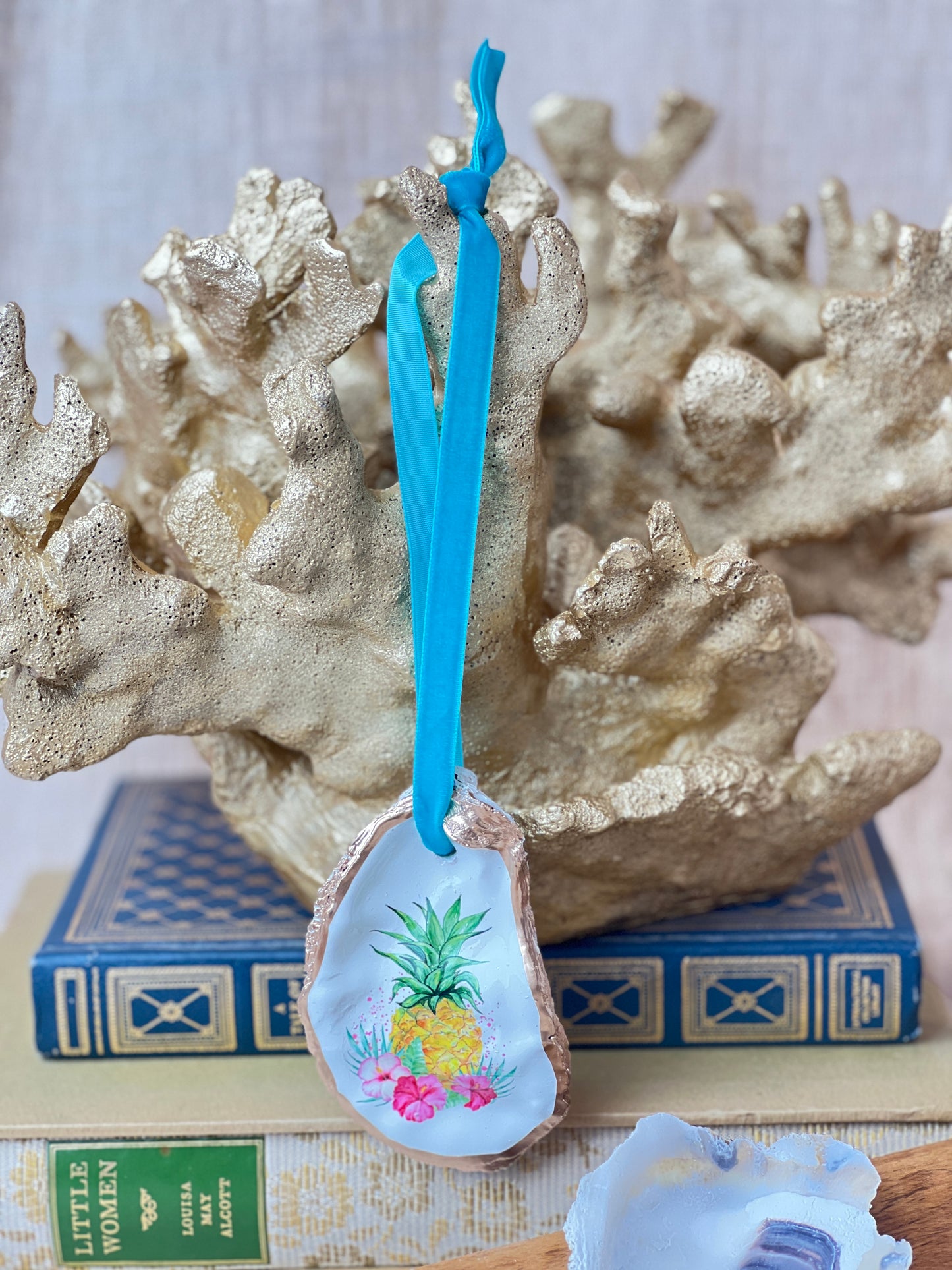 Pineapple Oyster Ornament
