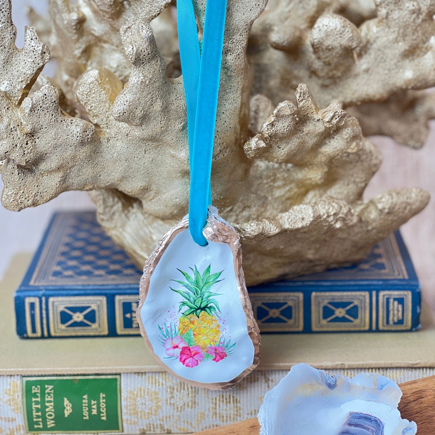 Pineapple Oyster Ornament