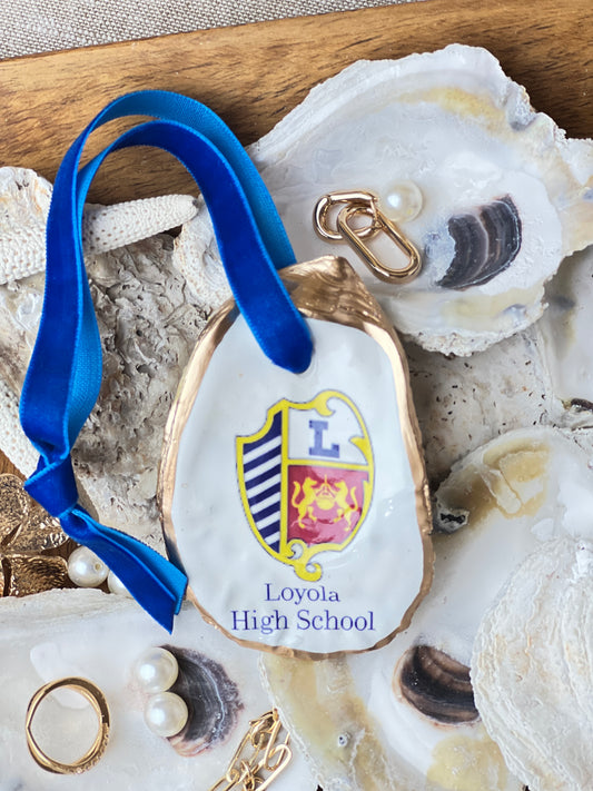 Loyola High School Crest Oyster Ornament