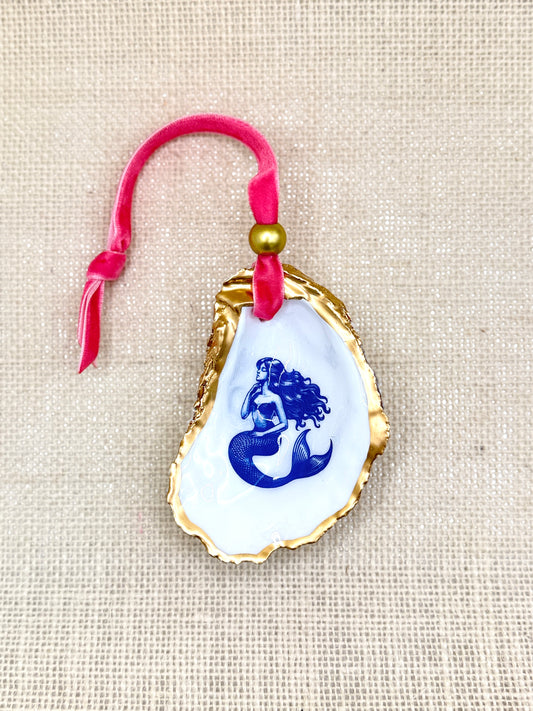Mermaid Oyster Ornament