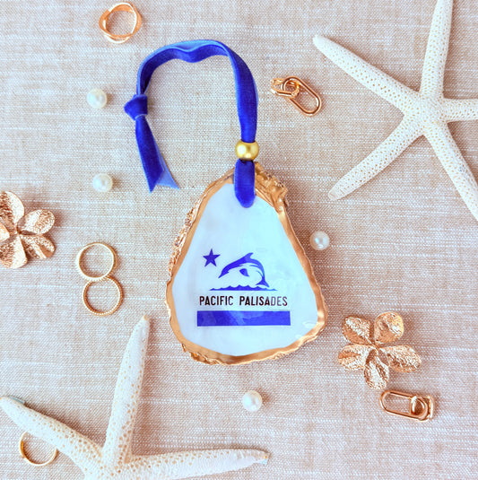 Palisades Flag Star Oyster Ornament