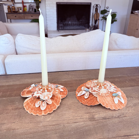 Seashell Candle Holders (set of 2)