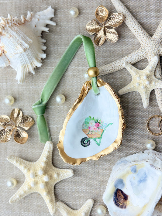Easter Barrel Oyster Ornament