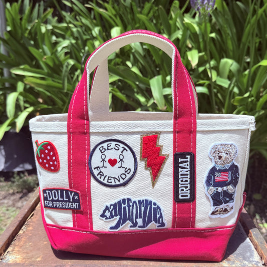 Americana Red LL Bean Mini Boat & Tote Patches