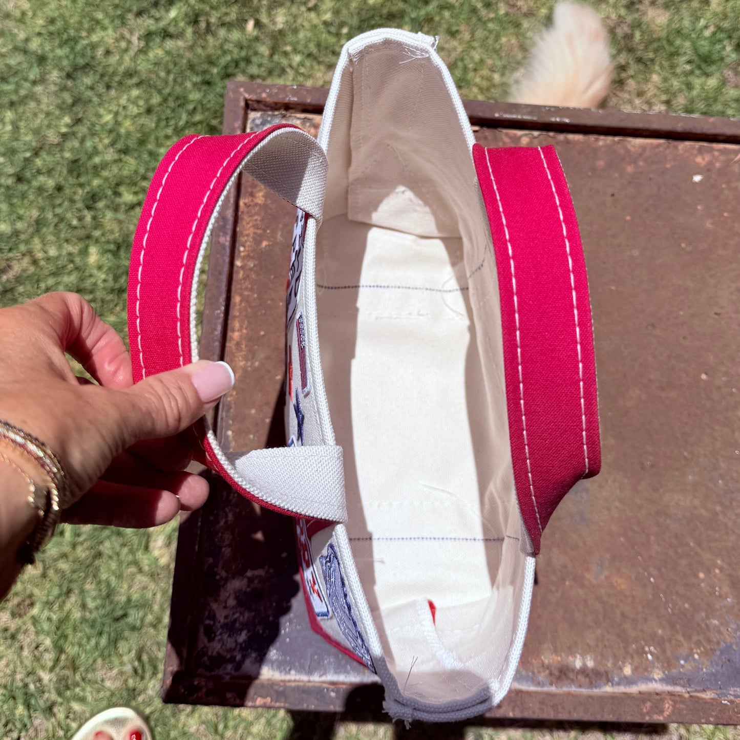 Americana Red LL Bean Mini Boat & Tote Patches