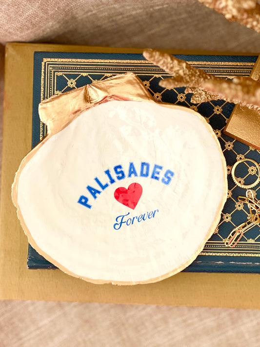 Palisades Forever Heart Scallop Shell