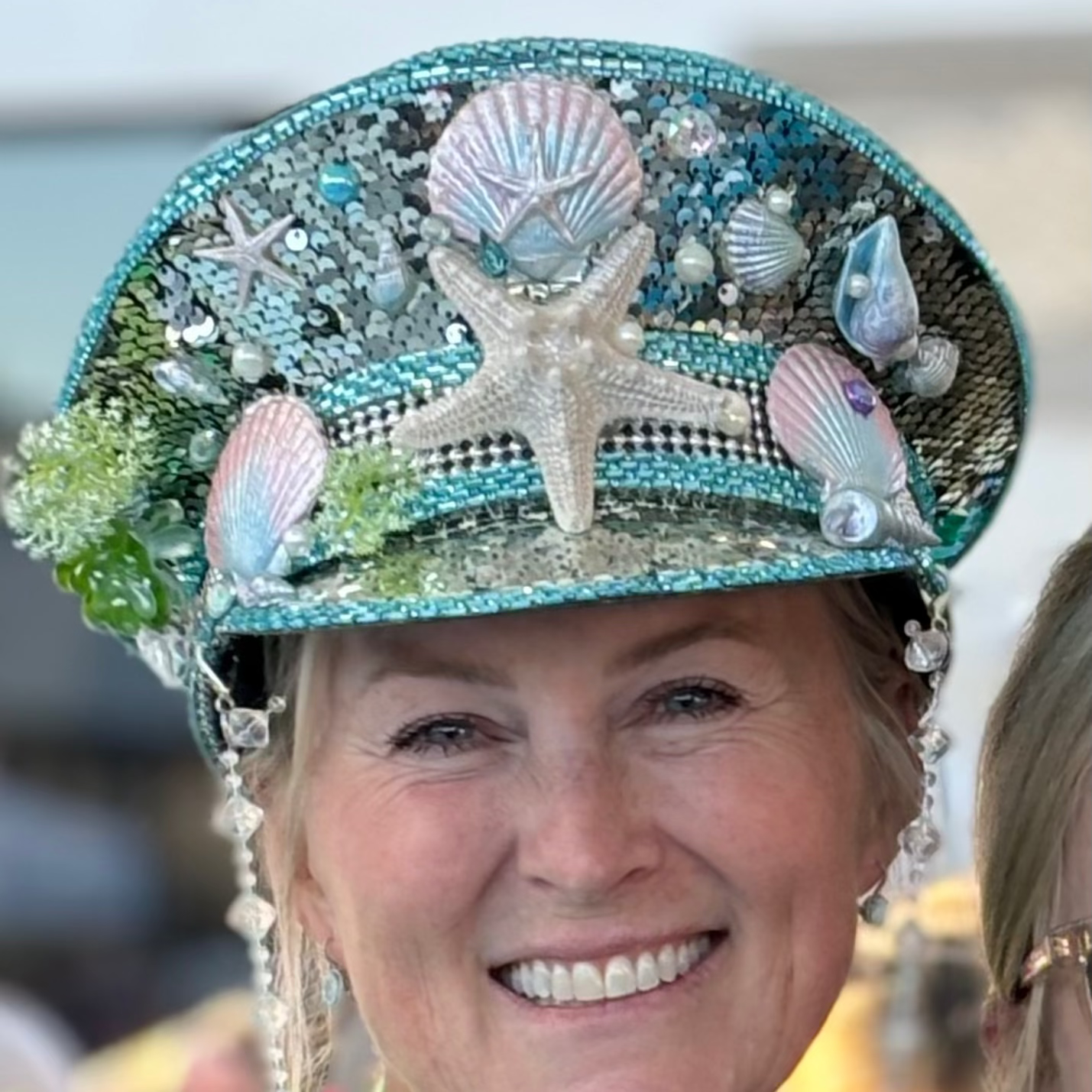 Mermaid Captain Sequin Hat