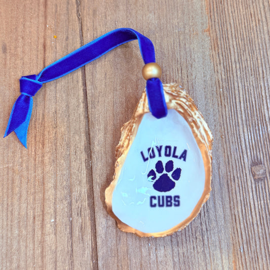Loyola Cubs Oyster Ornament