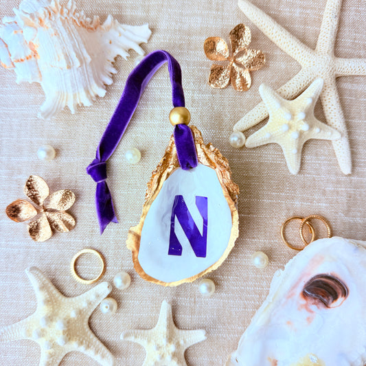 Northwestern University Oyster Ornament