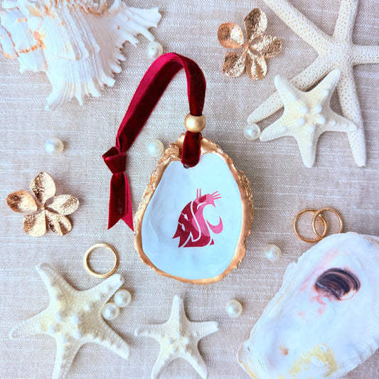Washington State University Oyster Ornament